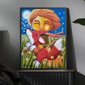 Pôster O pequeno príncipe e a raposa