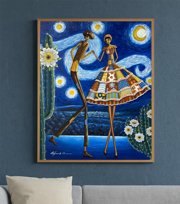 Forró na noite estrelada