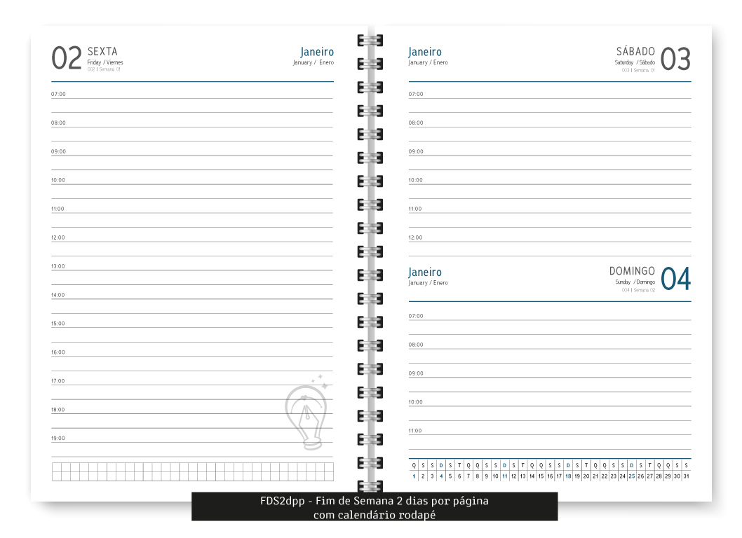 Kit agenda 2026 Fulô de mandacaru - Imagem 3