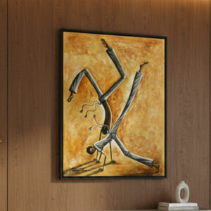 Pintura Capoeira no sertão