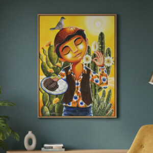 Pintura Arroz e feijão