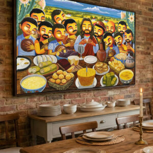 Pintura Ceia no nordeste