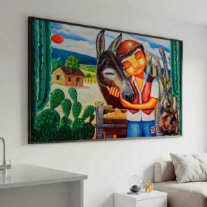 Fine Art O menino e o jumento