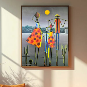 Pintura O retorno do açude