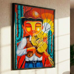 Fine Art O tocador de rabeca