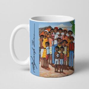 Caneca Fotografia da família silva II