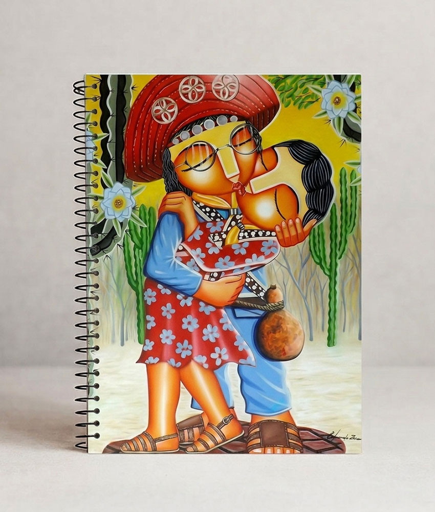 Caderno O beijo de lampião e Maria Bonita