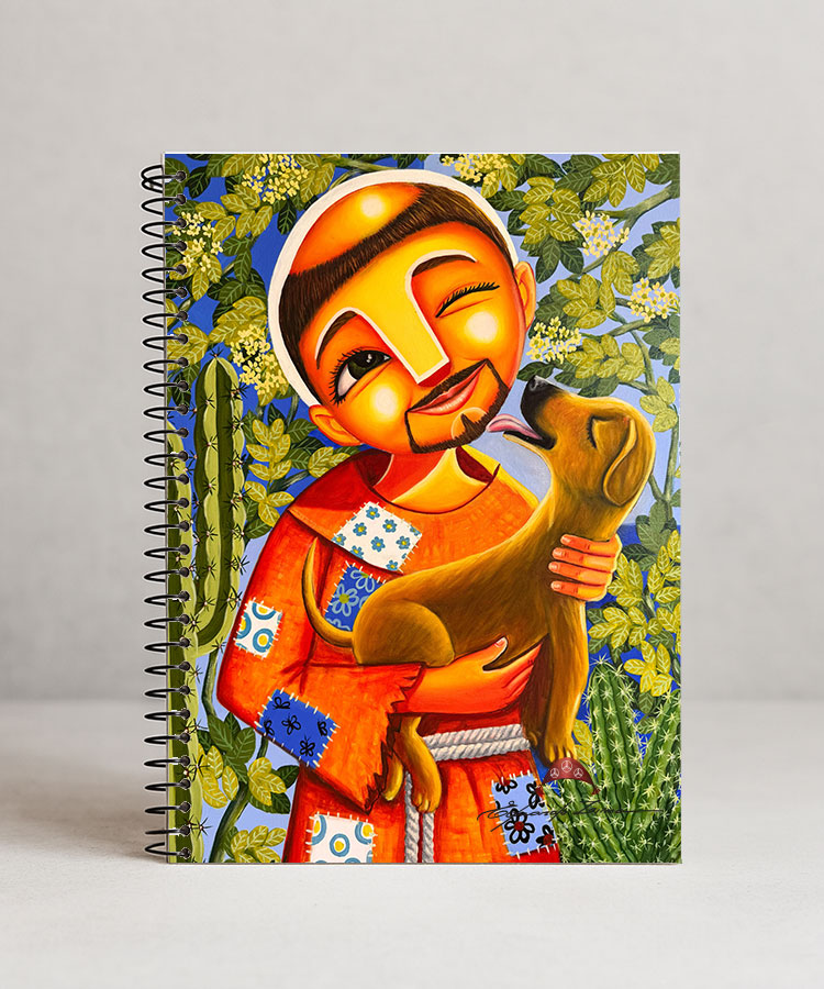 Caderno São Francisco e o cachorrinho